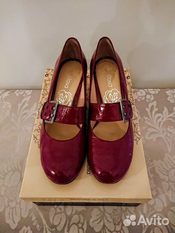 Лакированные туфли из натуральной кожы 38р Эконика