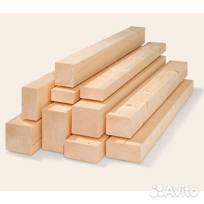 Обрезной брусок (брус) из лиственницы (40х50мм)