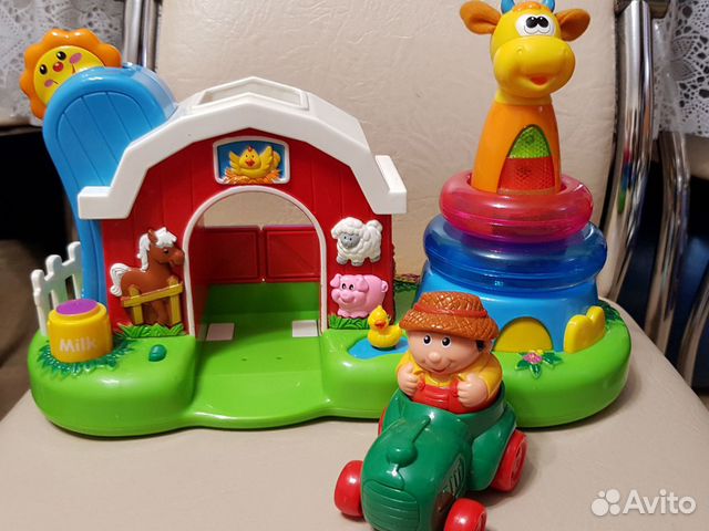 Музыкальная ферма Kiddieland+слоник tiny love Музыкальная ферма Kiddieland+слоник tiny love