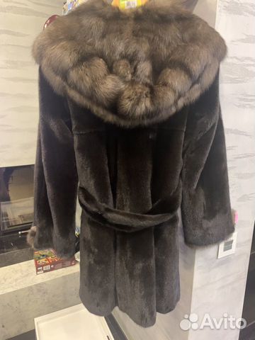 Шуба норковая blackglama с баргузинским соболем Шуба норковая blackglama с баргузинским соболем
