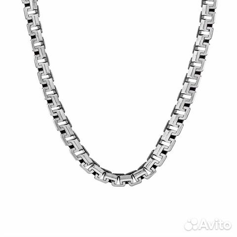 Серебряная цепь мужская, плетение Сколоченный якор Серебряная цепь мужская, плетение Сколоченный якор