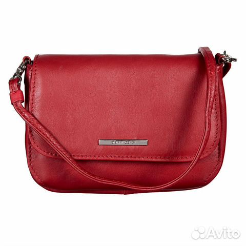 Кожаный клатч Gianni Conti 9505504 dark RED