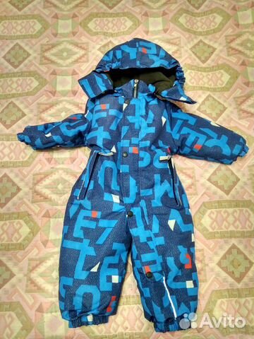 Теплый детский комбинезон