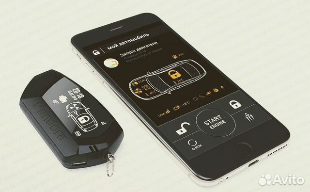 Сигнализация Pandora с Автозапуском+установка
