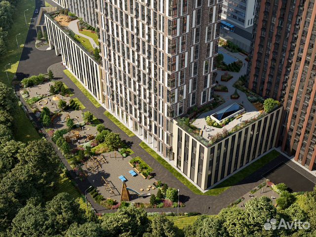 1-к квартира, 43.8 м², 2/30 эт. 1-к квартира, 43.8 м², 2/30 эт.
