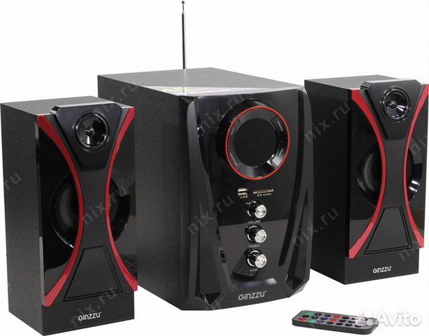 Современный миницентр с bluetooth 2.1 Ginzzu NEW