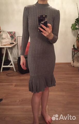 Платье трикотажное шерстяное в стиле I am fashion Платье трикотажное шерстяное в стиле I am fashion