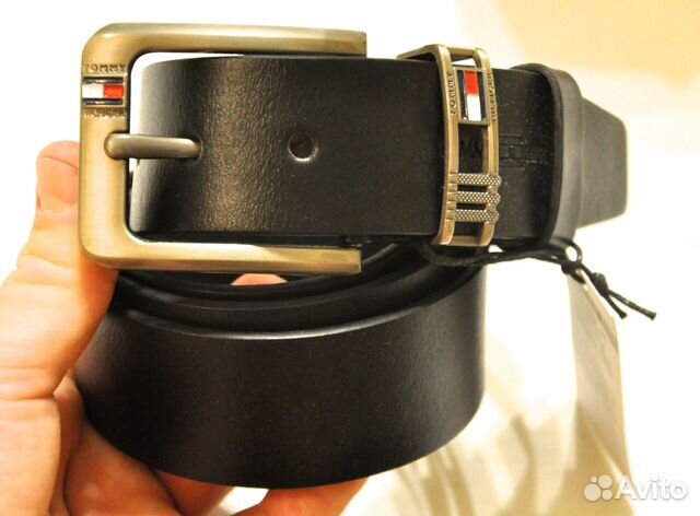 Мужской ремень / Tommy Hilfiger / новый (черный)