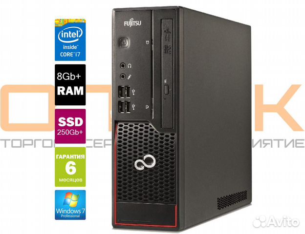 Мощные пк i5 i7 40 штук Fujitsu C710 SFF Гарантия