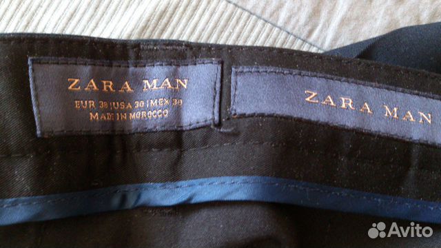 Брюки zara новые темно-синие Брюки zara новые темно-синие