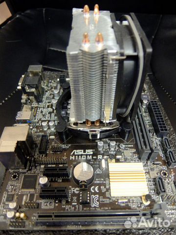Процессор intel i3-6100+asus h110+кулер Процессор intel i3-6100+asus h110+кулер