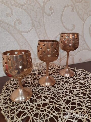 Подсвечники латунь