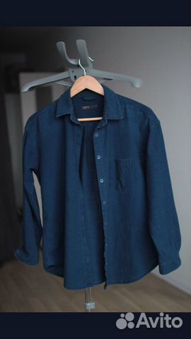 Джинсовая рубашка Zara S Джинсовая рубашка Zara S