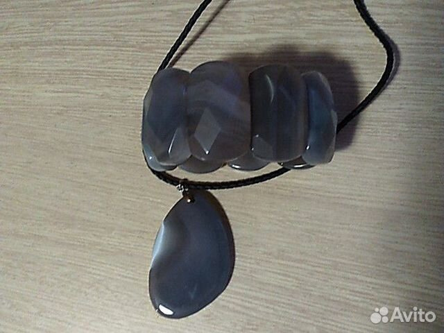 Набор. натуральный камень - агат Набор. натуральный камень - агат