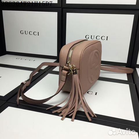 Сумка Gucci Soho Disco клатч кожа на ремне