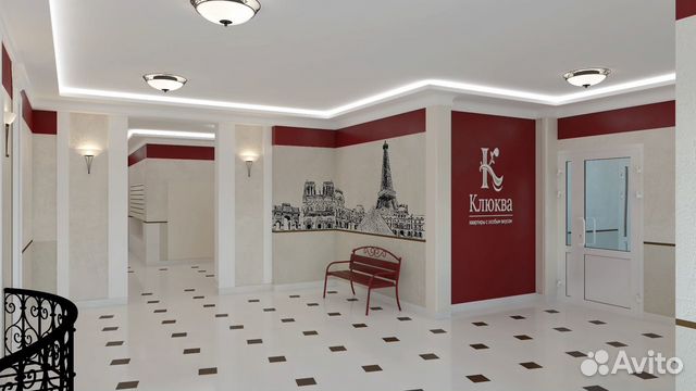 2-к квартира, 62 м², 1/16 эт.