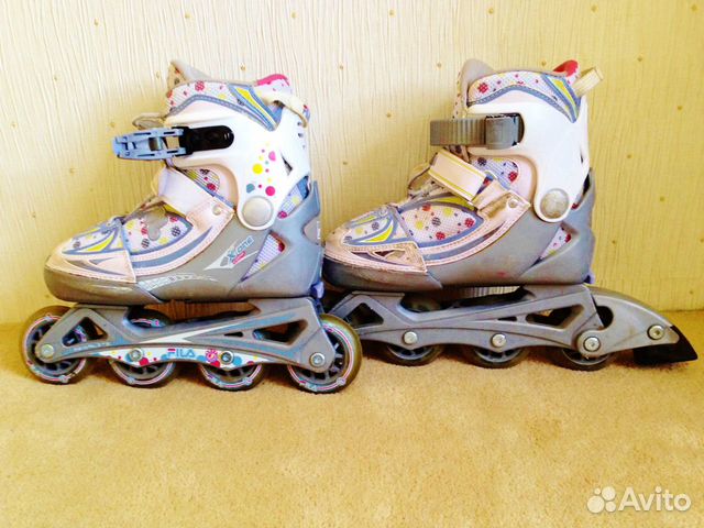 Роликовые раздвижные коньки Fila X- One р.32-35 Роликовые раздвижные коньки Fila X- One р.32-35