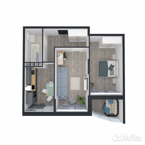 2-к квартира, 63.4 м², 17/17 эт. 2-к квартира, 63.4 м², 17/17 эт.