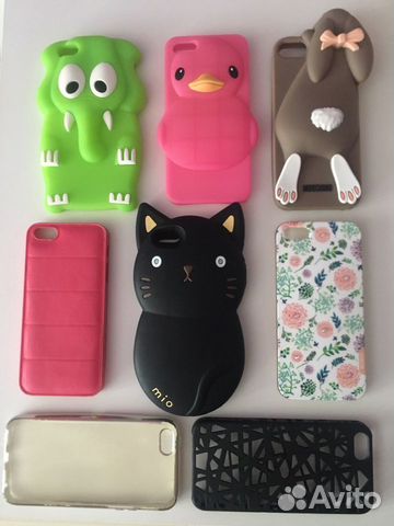 Чехлы iPhone 5/5s (8 штук)