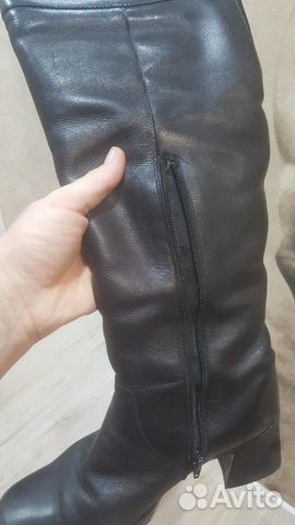 Сапоги ботфорты зимние кожа 39 разм Сапоги ботфорты зимние кожа 39 разм