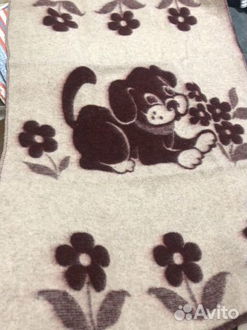 Одеяло шерстяное детское