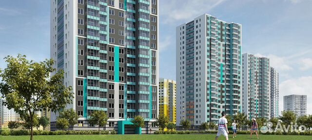 1-к квартира, 34.4 м², 1/24 эт. 1-к квартира, 34.4 м², 1/24 эт.