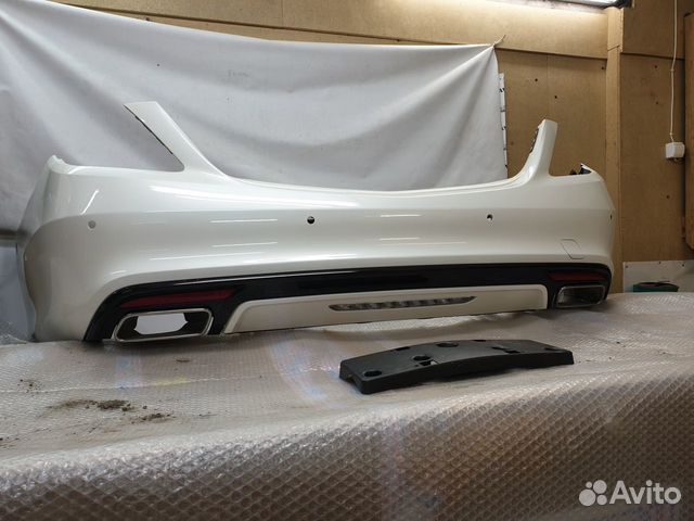 Бампер задний Mercedes W222 A222 AMG 2014 -2017