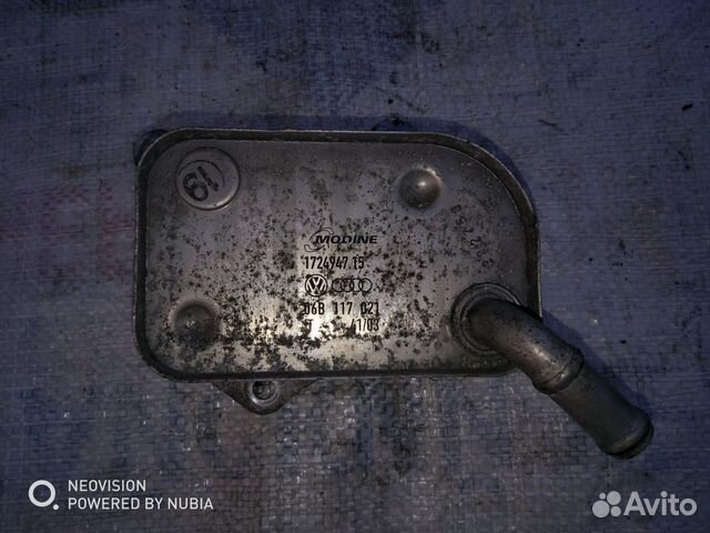 Радиатор масляный Ауди А6 С5 2.0 ALT