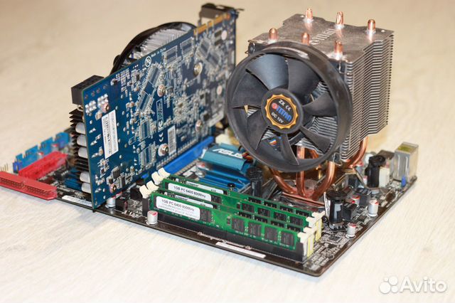 Комплект Asus P5QL Pro + E8500 +GTS250 Комплект Asus P5QL Pro + E8500 +GTS250