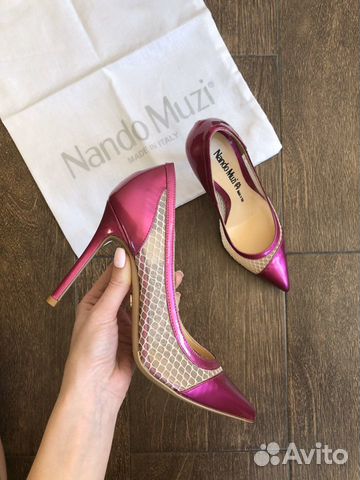 Nando Muzi новые розовые туфли 34 35 Nando Muzi новые розовые туфли 34 35