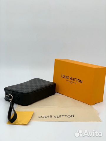 Новый мужской дорожный клатч кожа Louis Vuitton Новый мужской дорожный клатч кожа Louis Vuitton