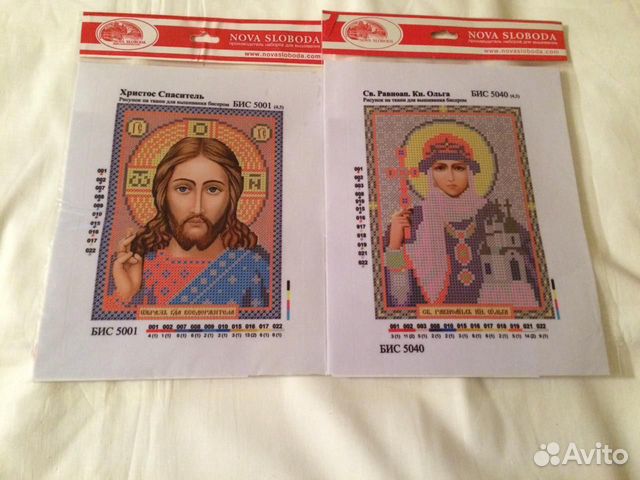 Иконы для вышивания бисером