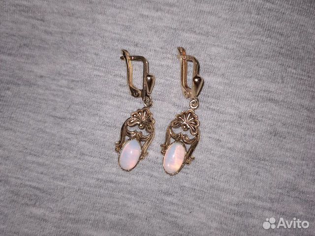 Серьги позолоченные Серьги позолоченные