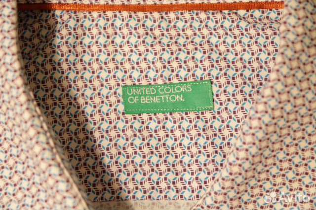 Мужская рубашка United colors of benetton 44-46 Мужская рубашка United colors of benetton 44-46