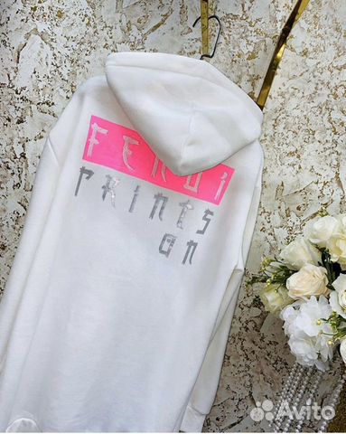 Худи толстовка удлинённая Fendi Худи толстовка удлинённая Fendi