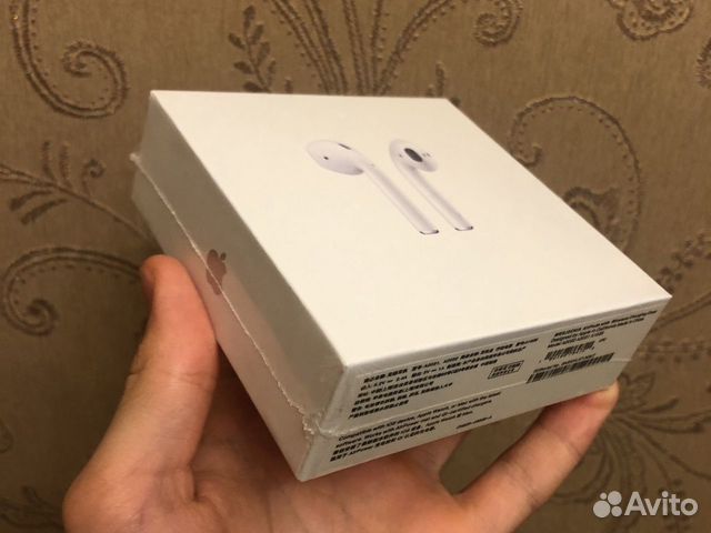 AirPods 2 (люкс) копия+чехол в подарок