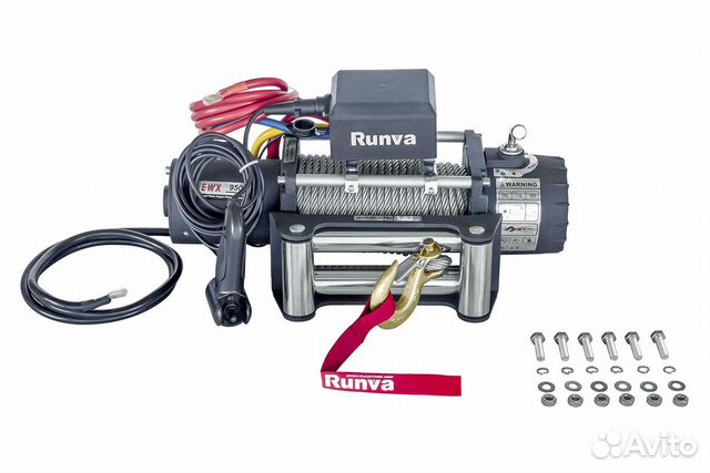 Лебёдка электр 12V Runva 9500/10000/12000 Лебёдка электр 12V Runva 9500/10000/12000