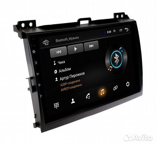 Штатная магнитола Toyota Land Cruiser Prado 120 Штатная магнитола Toyota Land Cruiser Prado 120
