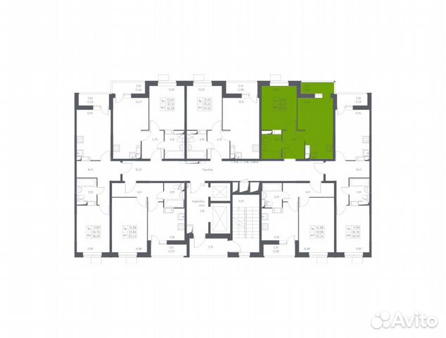1-к квартира, 36.6 м², 13/17 эт.