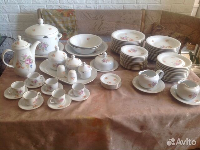 Сервиз столово-кофейный, винтаж