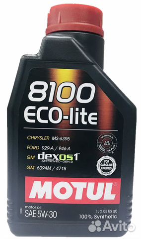 Моторное масло Motul 8100 Eco-lite 5W30 (1л) Моторное масло Motul 8100 Eco-lite 5W30 (1л)