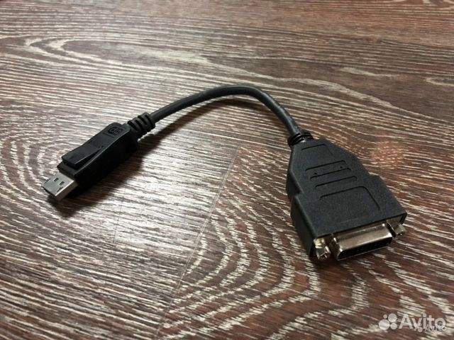 Переходник DVI-D на Дисплей порт для монитора и пк
