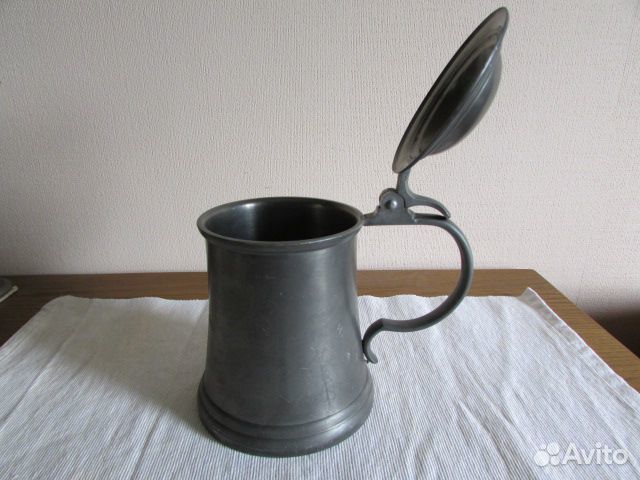 Кружка пивная, олово. Германия