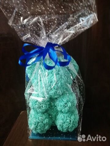 Мишка из роз