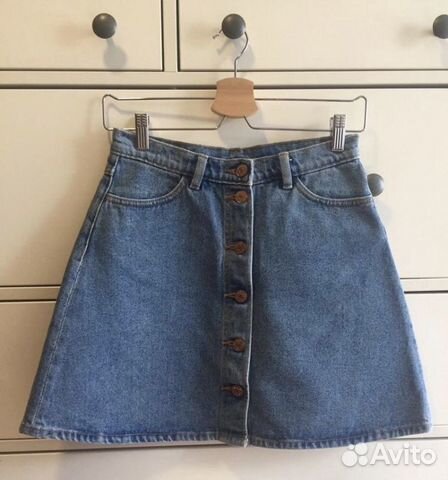 Джинсовая юбка monki