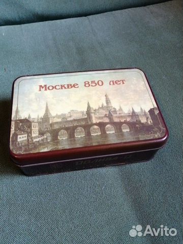 Шкатулка жесть юбилейная
