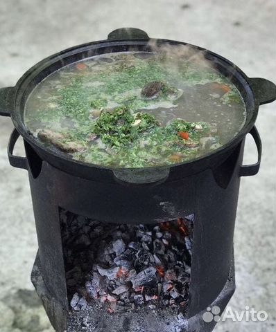Казаны чугунные и печи