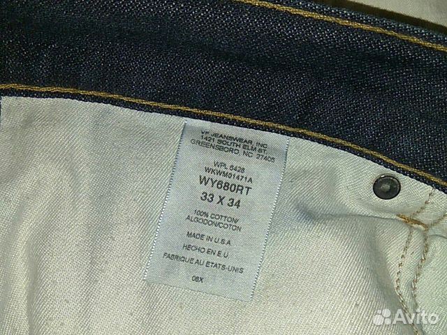 Джинсы Wrangler W33L33,made in USA,новые Джинсы Wrangler W33L33,made in USA,новые