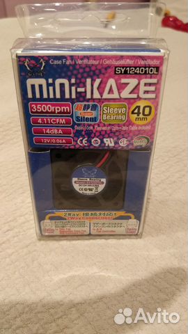 Кулер Scythe Mini-Kaze 40x40x10 (SY124010L) Кулер Scythe Mini-Kaze 40x40x10 (SY124010L)