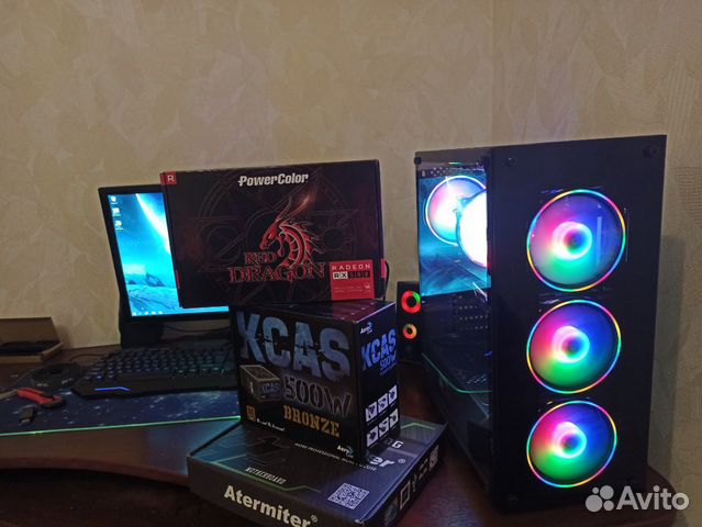 Новый игровой пк Сore i7/16Gb/ RX480 4GB/SSD 120GB Новый игровой пк Сore i7/16Gb/ RX480 4GB/SSD 120GB